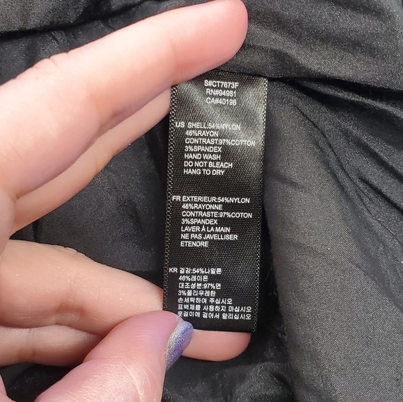 Forever 21 White & Black Colorblock Ruched Hem Halter Dress - Picture 5 of 5